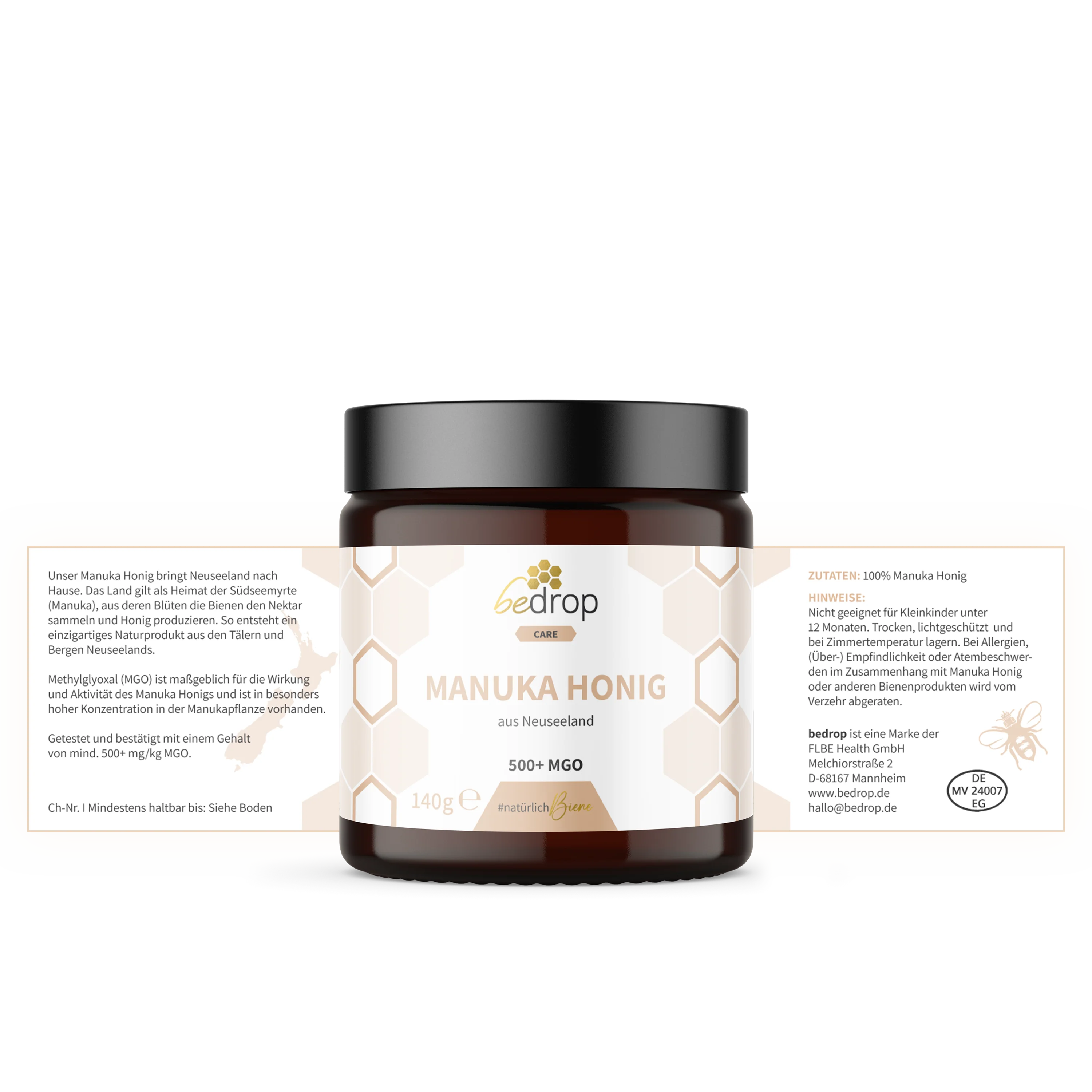 Manuka Set | Manuka Honig MGO 500 + Manuka/Propolis/Anis Halsspray - Image 8
