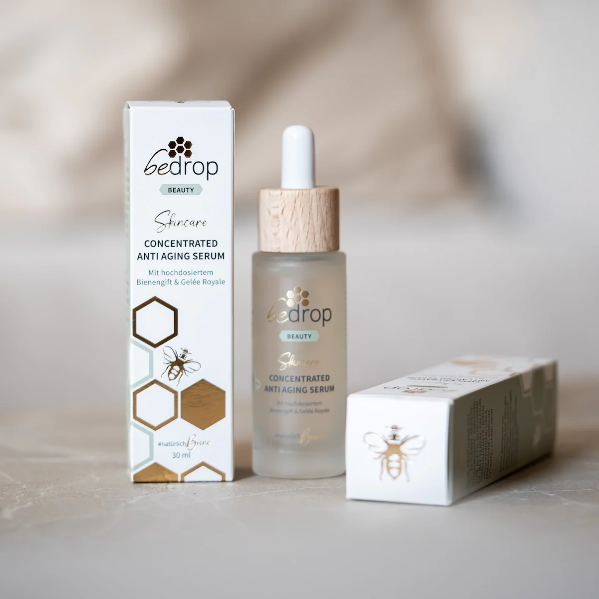 CONCENTRATED ANTI AGING SERUM / Gesichtsserum mit hochdosiertem Bienengift & Gelée Royale - 30ml - Image 3