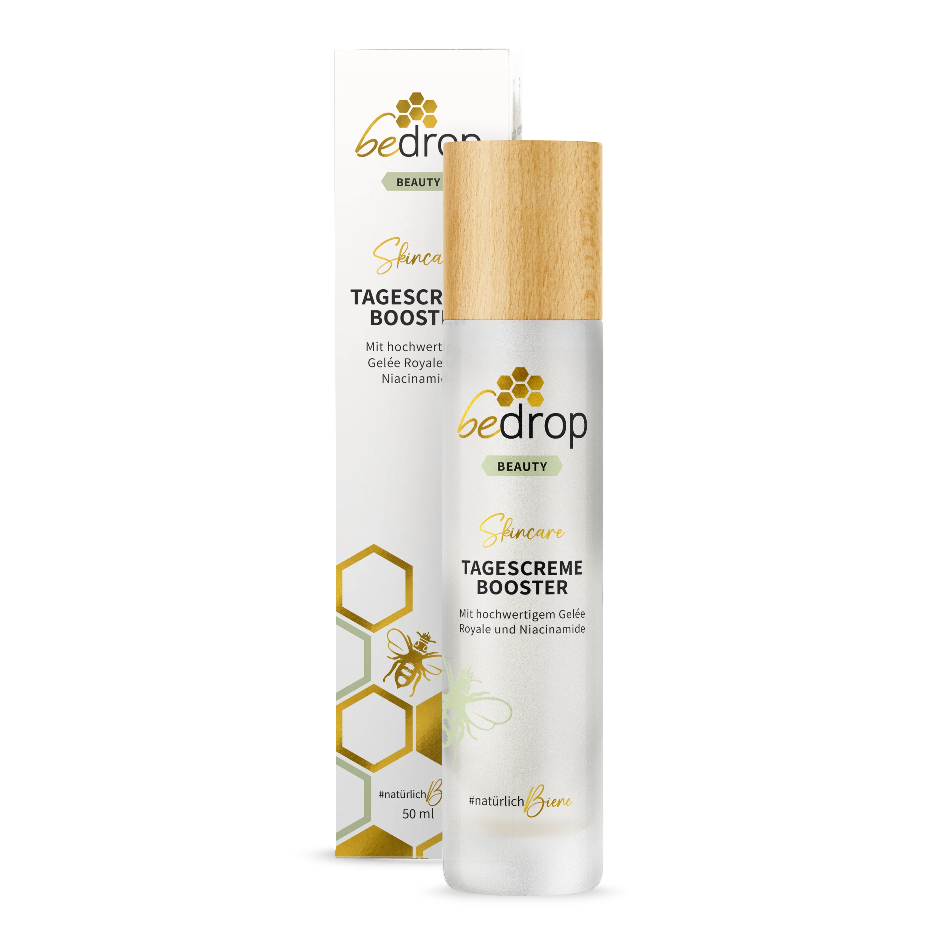 TAGESCREME BOOSTER / Gesichtscreme mit hochwertigem Gelée Royale und Niacinamide - 50ml - Image 6