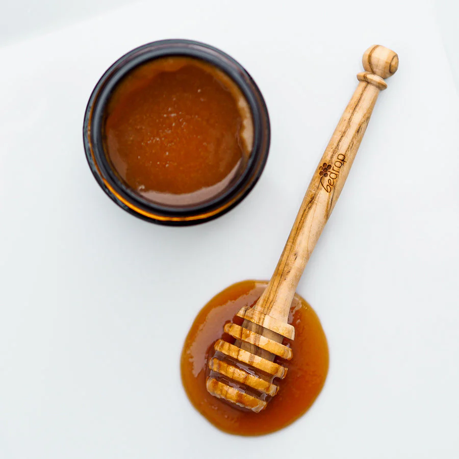 Vorteilsset: 3x Honiglöffel aus echtem Olivenholz - Image 5