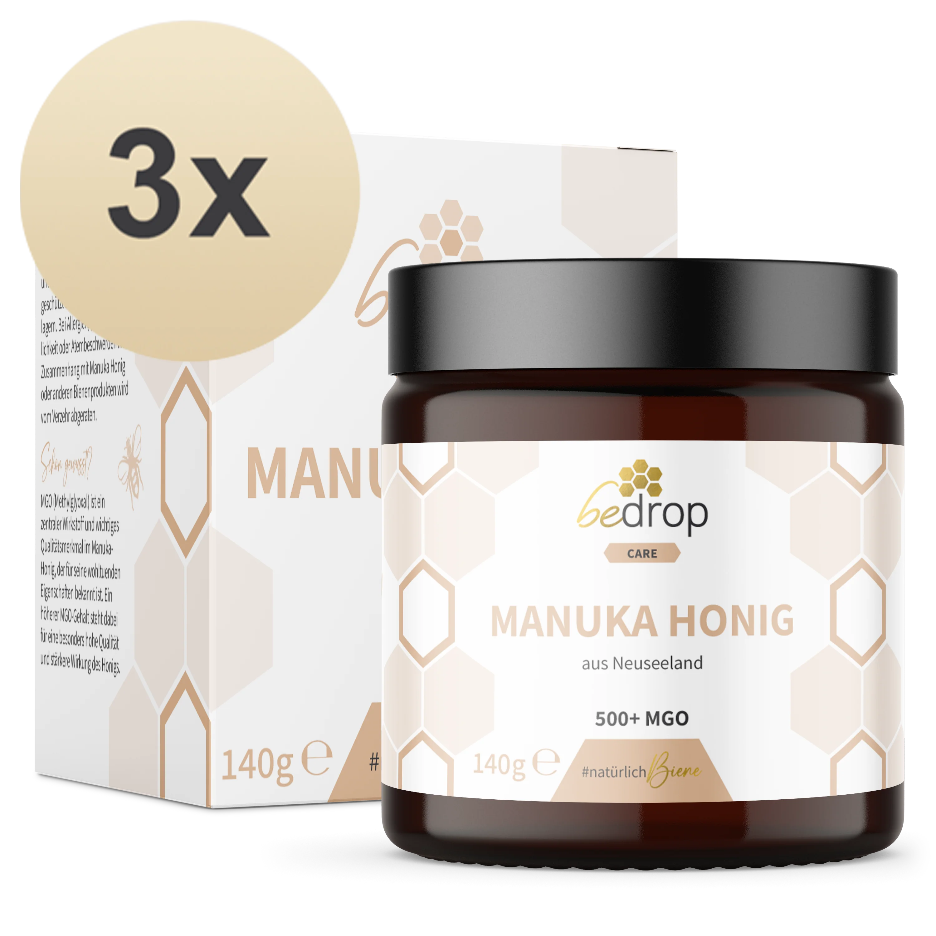 Vorteilsset: 3x Manuka Honig MGO 500+ - 140g zum Sparpreis - Image 7