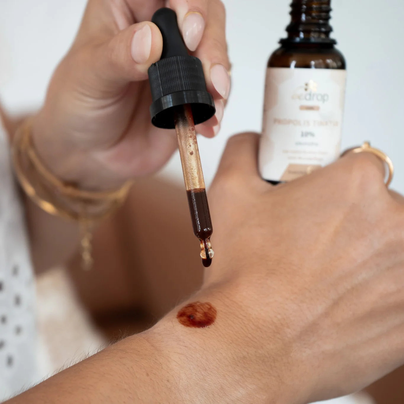 Propolis Tinktur mit Pipette (alkoholfrei & wasserlöslich) - 30ml - Image 3