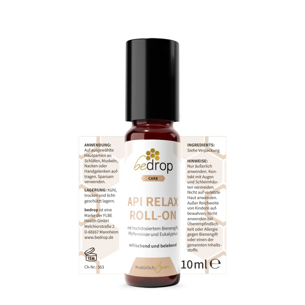 Api Relax Roll-On mit hochdosiertem Bienengift, Pfefferminze und Eukalyptus - 10ml - Image 8
