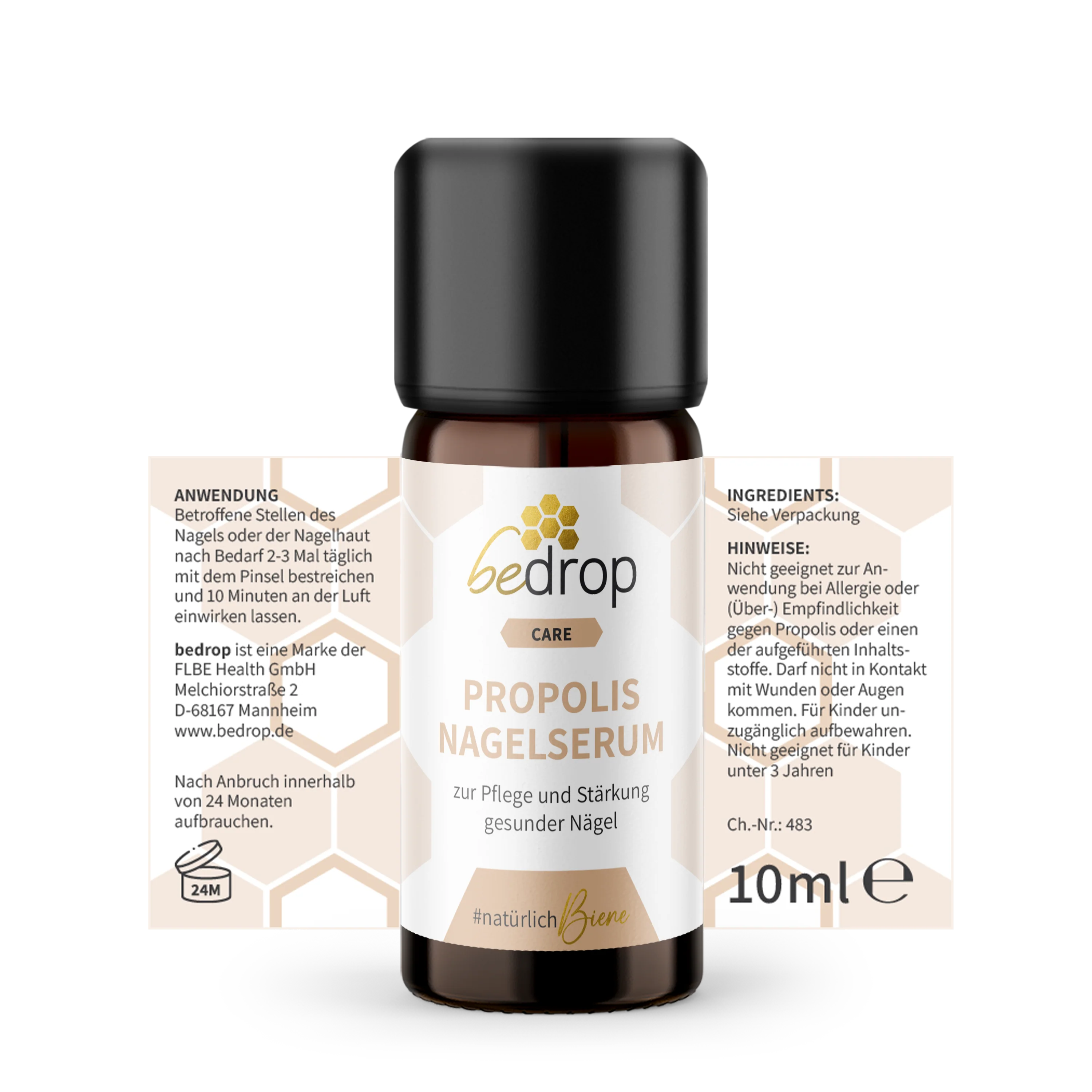 Propolis Nagelserum - Nagelpflege mit hochdosiertem Propolis & 4 ätherischen Ölen - 10ml - Image 5
