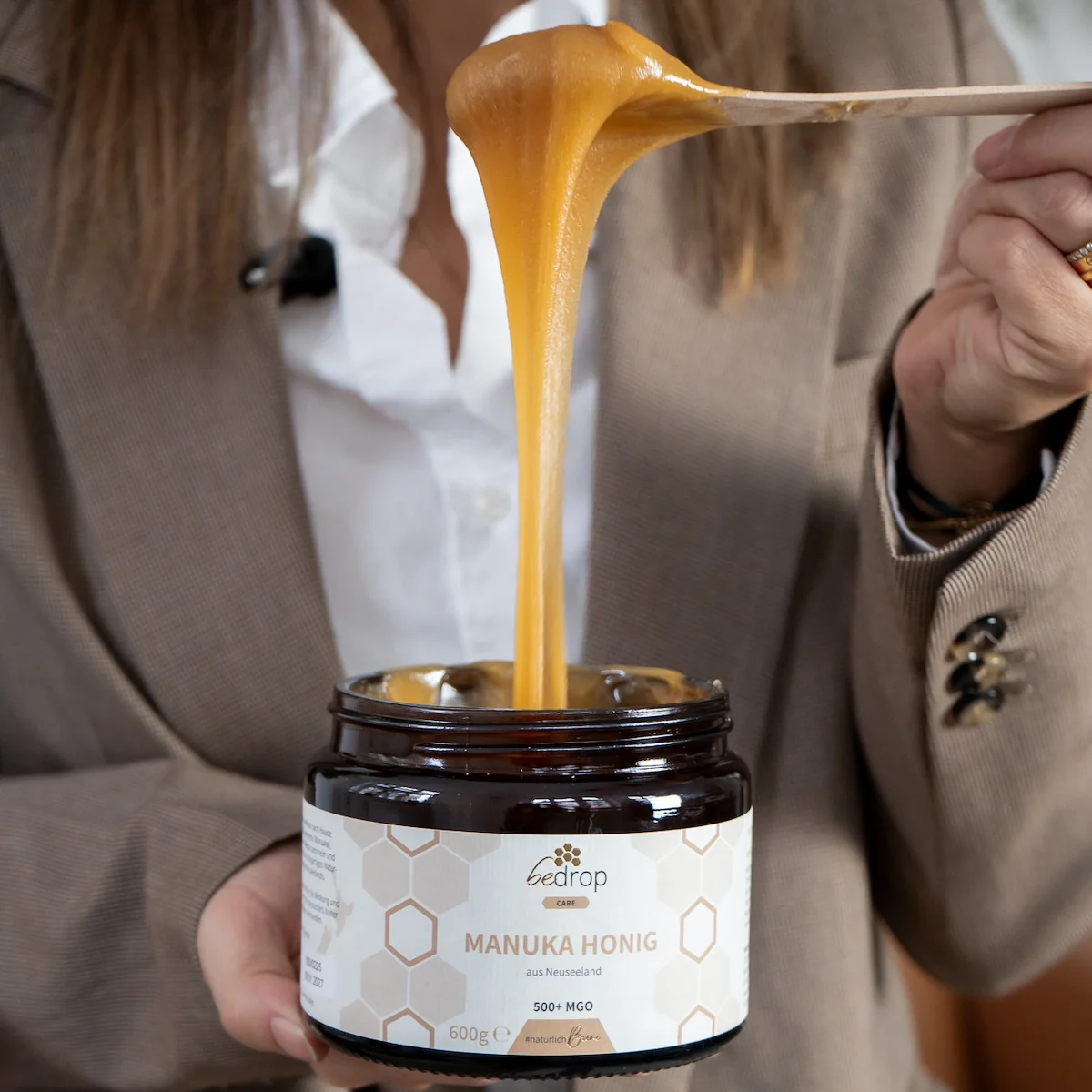 XXL Manuka Honig 600g mit MGO 500+ Vorratsglas - Image 3